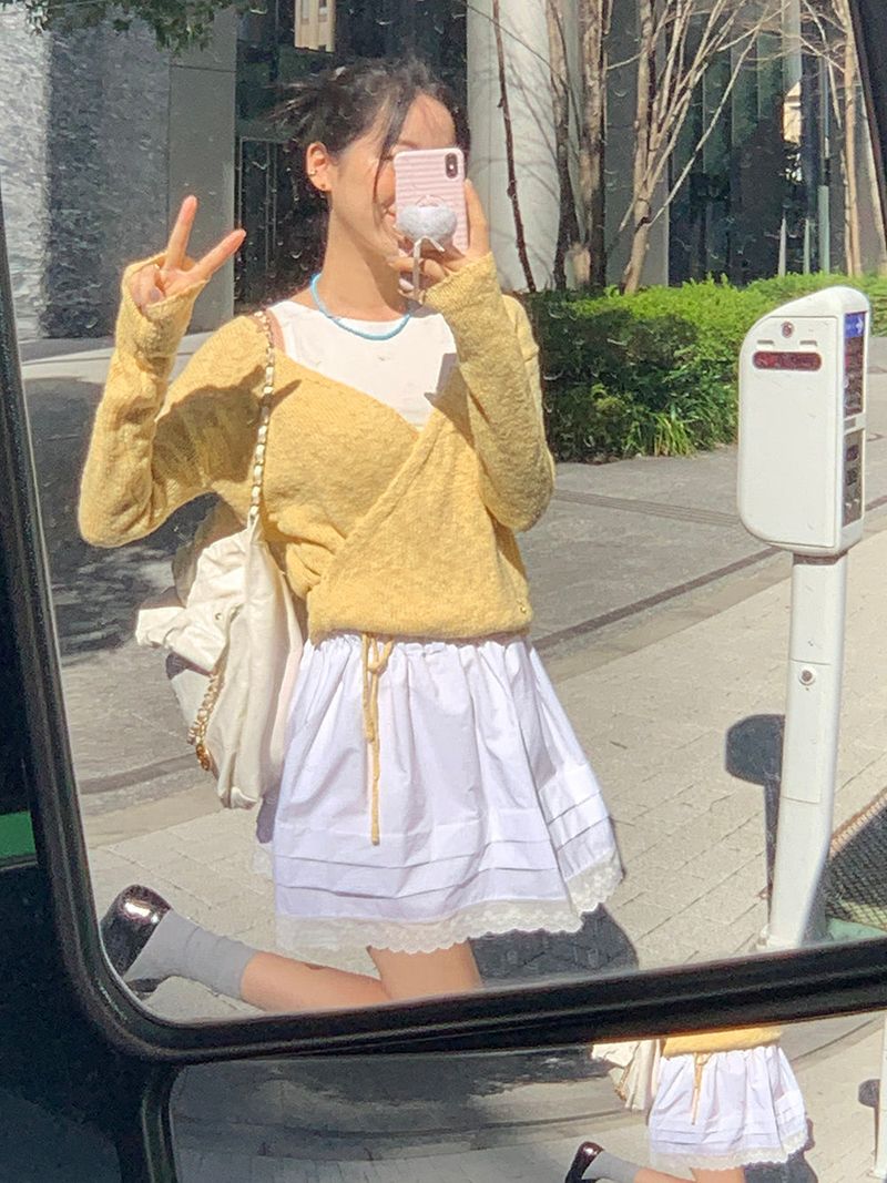 [MADE] Epo Lace Mini Skirt