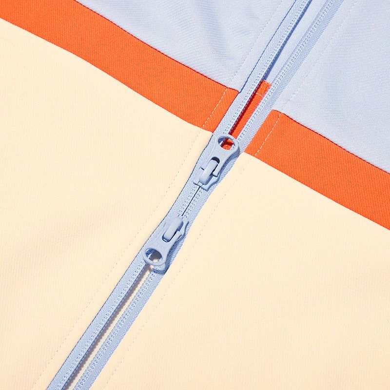COLOR MIX TRACK JERSEY JACKET [SKY]