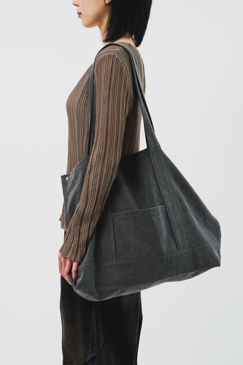 Stud Big Shoulder Bag (3color)