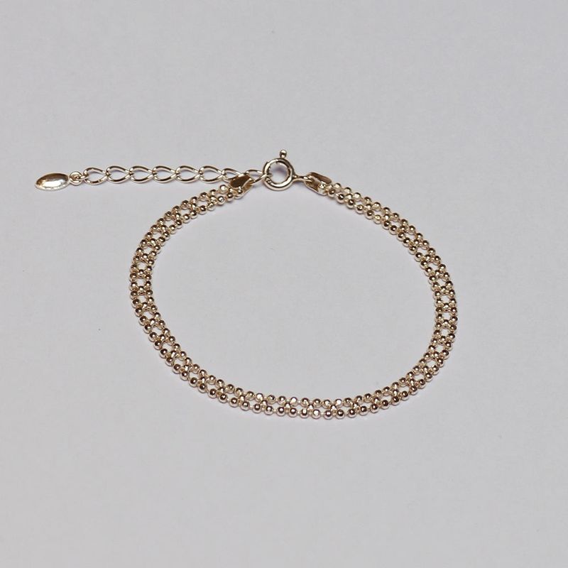 Less is more(レスイズモア)の「silver fleur bracelet (vermeil)(Accessories)」