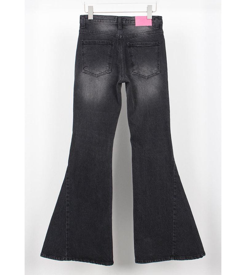 BLACK CAT BOOTS CUT DENIM