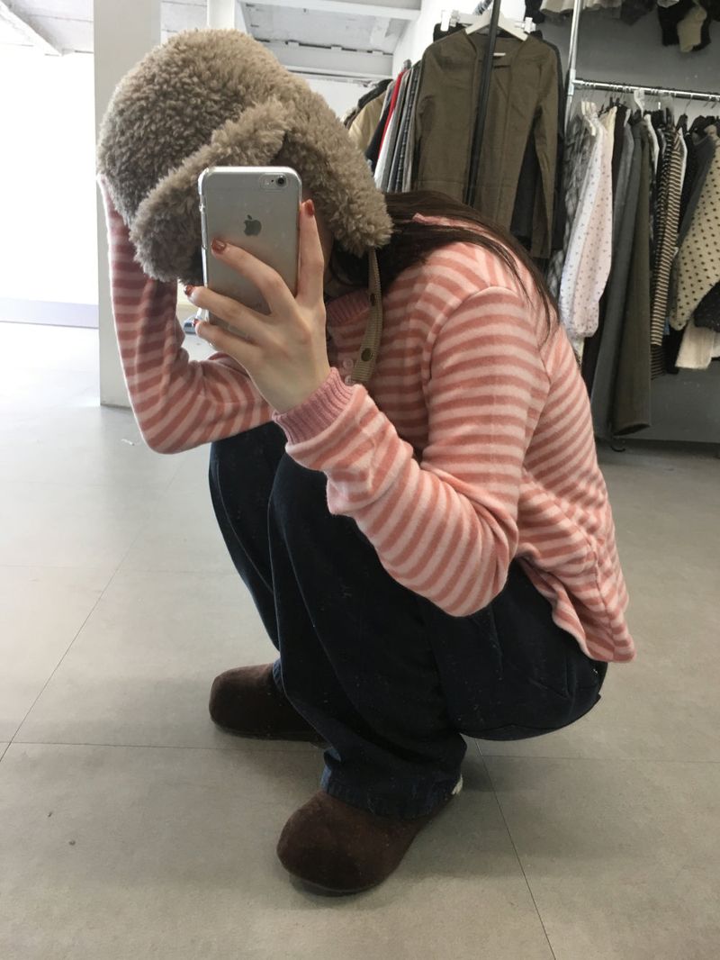 Reversible Boucle Trapper Hat (2 Colors)