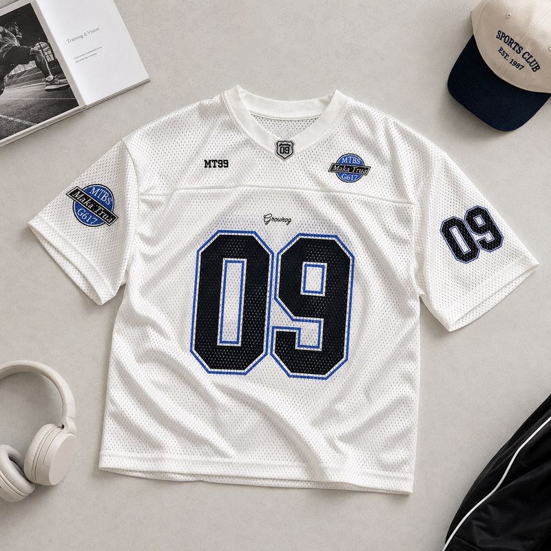COZINESS（コジネス）の「No. 09 Mash V-neck Jersey Short-sleeved T-shirt（Tops）」