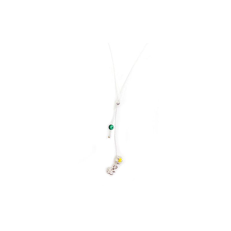 [CCNMADE] Plumeria Flower Necklace (5color)