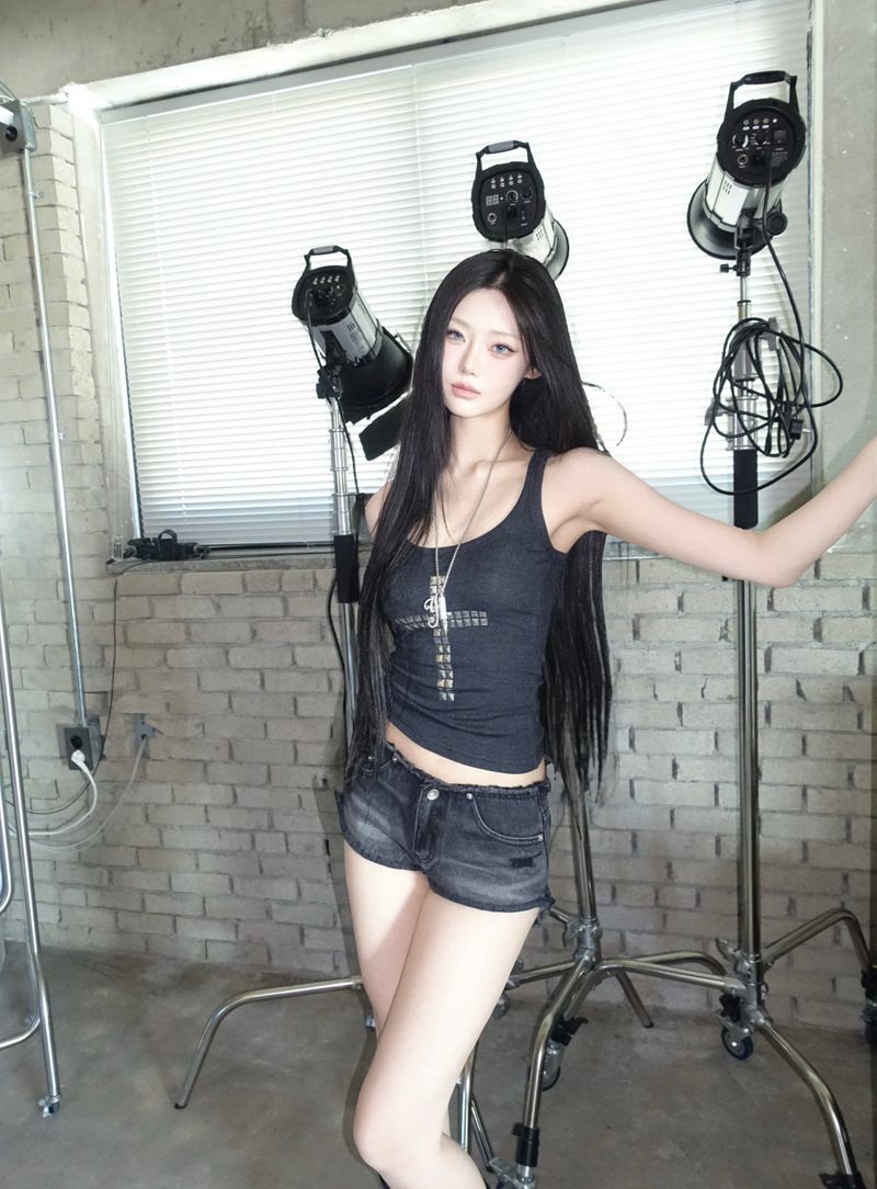 Crisscross Sleeveless Top