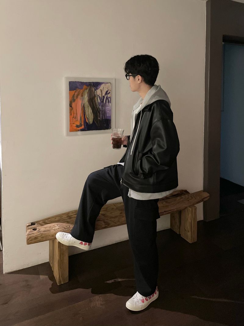 Cent Archive vegan leather jacket