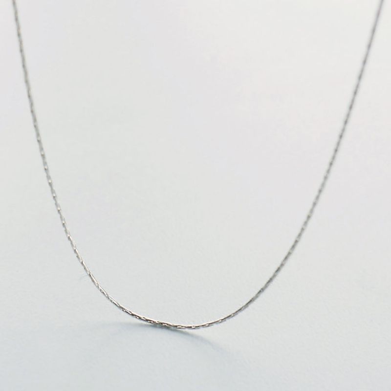 SILVER THIN THREAD NECKLACE(CHOKER) (925 silver