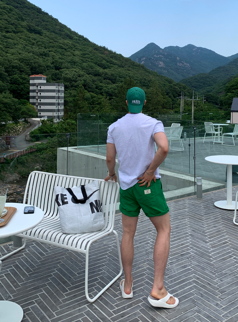 Kors Summer Nylon USA Patch Shorts