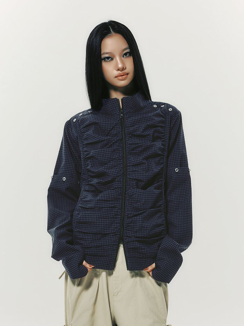 2-WAY BUTTON ARM JK NAVY