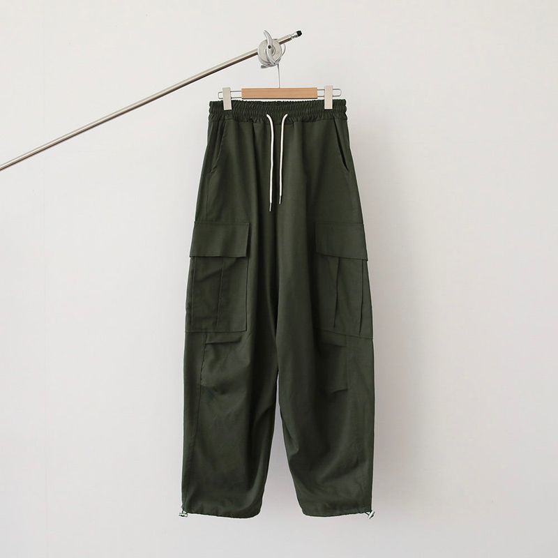 SIO WIDE CARGO PANTS KHK