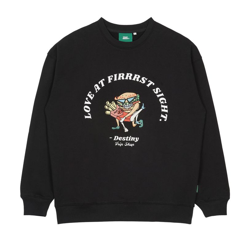 TRIP SHOP（トリップショップ）の「HAMBURGER EMBROIDERY SWEAT SHIRT（Tops）」