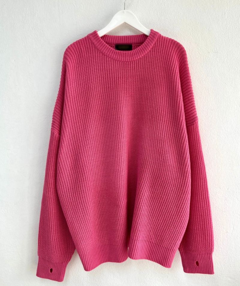 10.candy daily loosefit round knit
