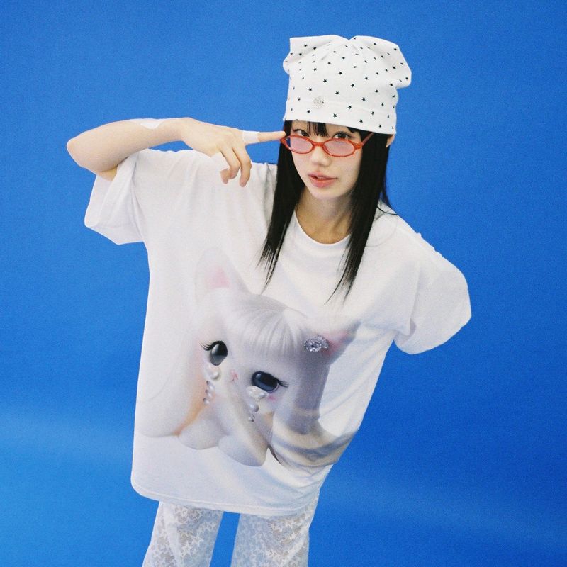 Don't Cry Aerocool T-shirt - WHITE