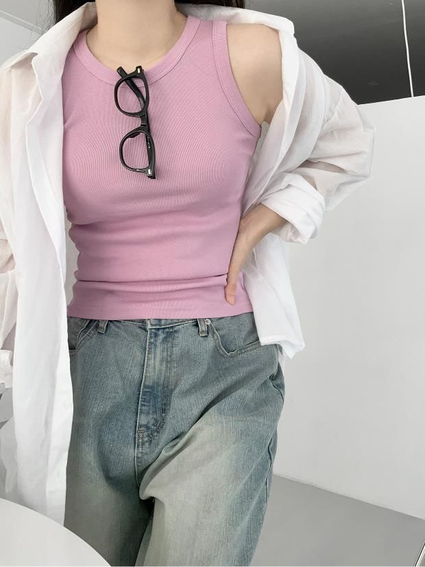 INTHECLOSET(インザクローゼット)の「Heaven Mango Sleeveless (5 colors)(Tops)」
