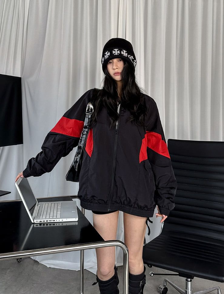 Kanso nylon track jacket
