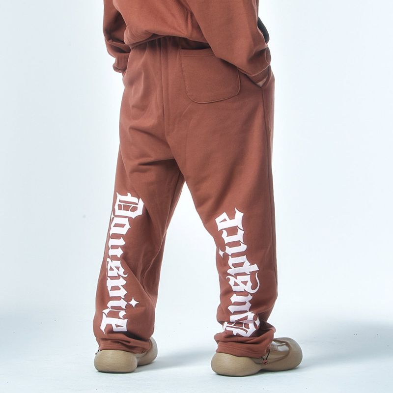 Logo Sweat Pants Brown