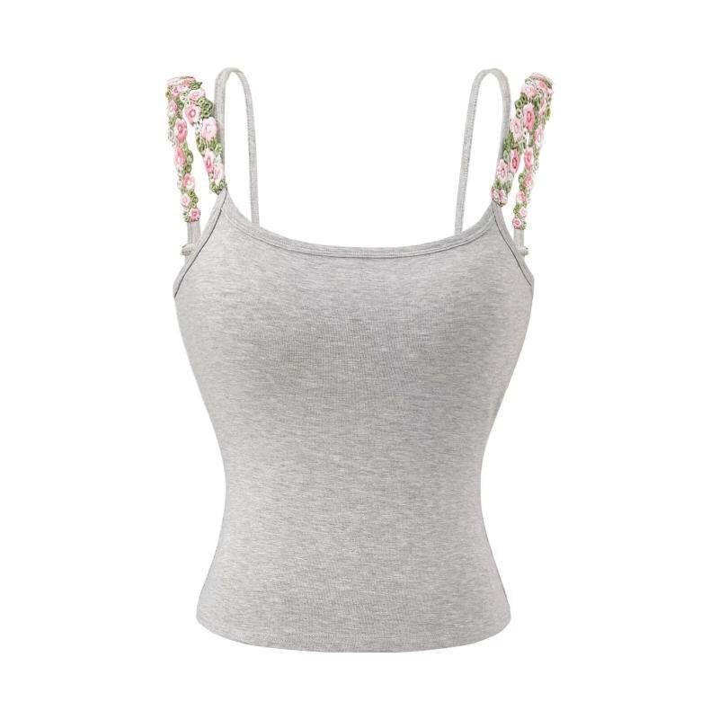 Aveline Floral Strap Top