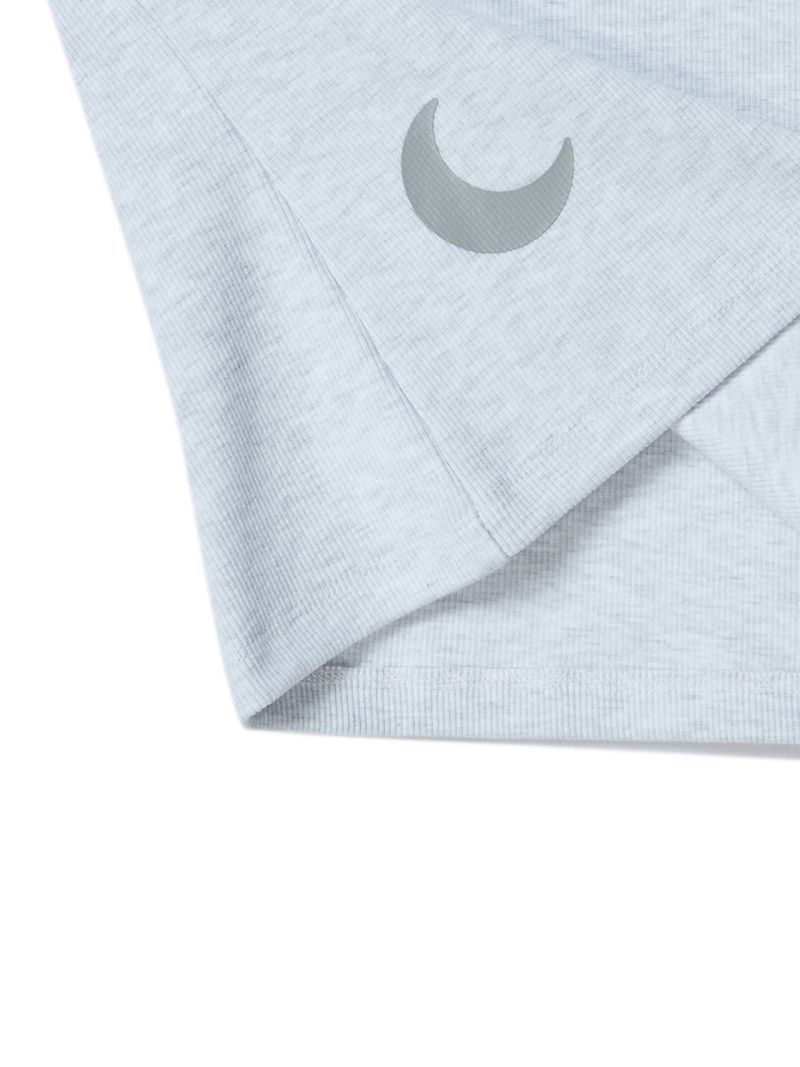 MOON SLEEVELESS HEATHER GREY