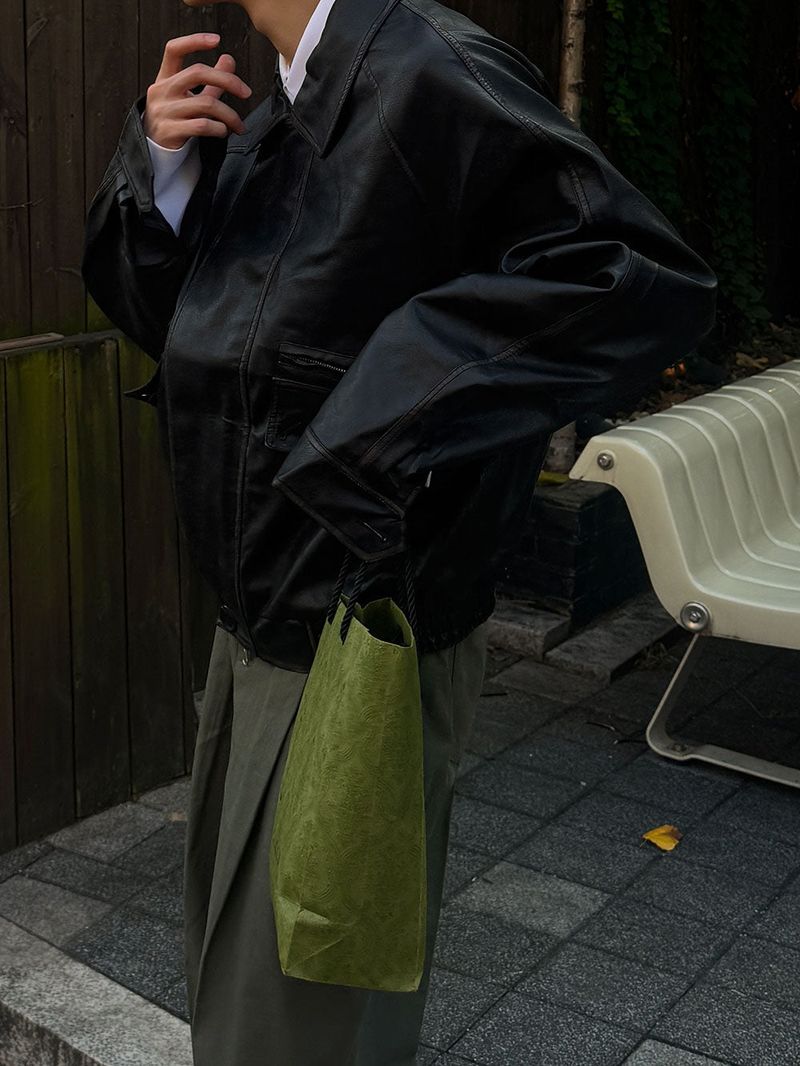 ASCLO Raven Washing Leather Jacket (2color)