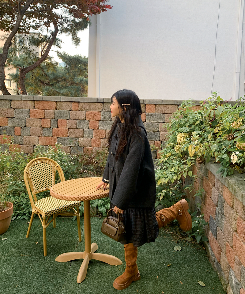 Duffle Half-Length Handmade Coat Jacket