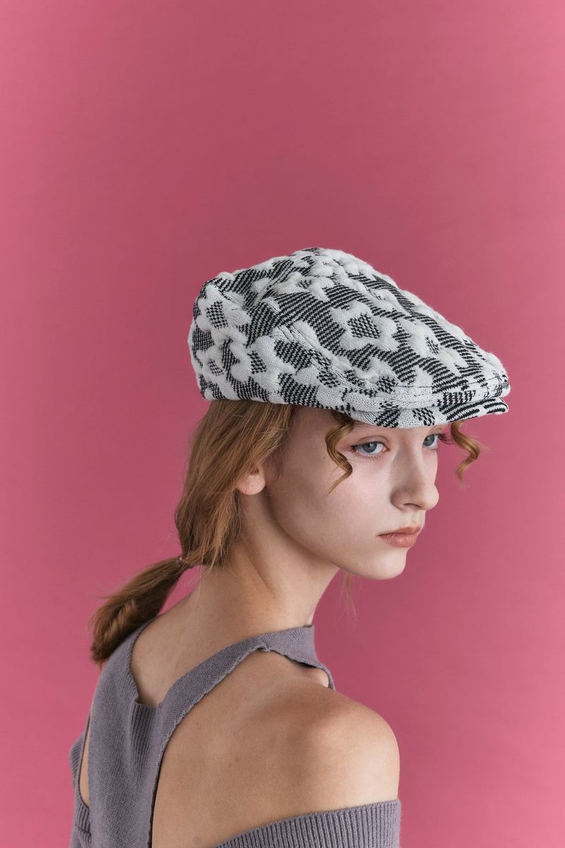FLAT CAP IN IRIS BLACK