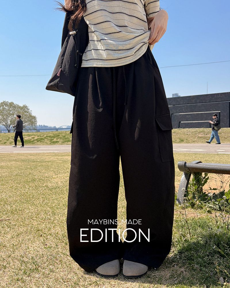 [MADE] Mel curved banding wide pants