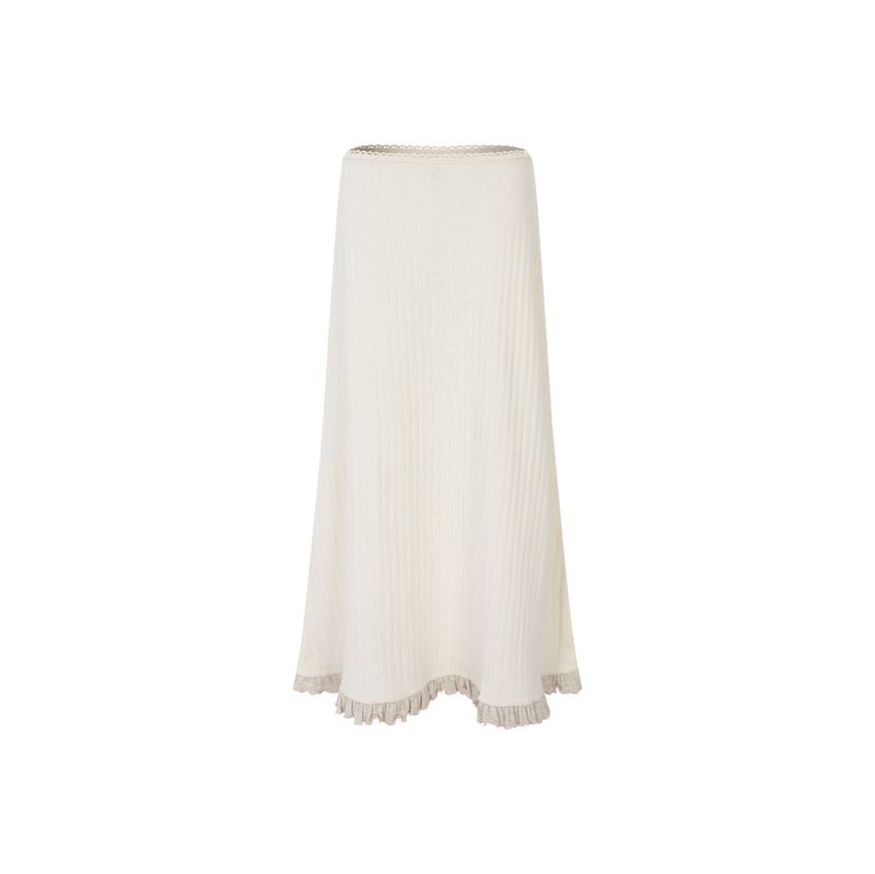 Ruffle long skirts