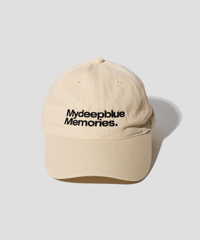 MM MY MEMORIES WASHED CAP (BEIGE)