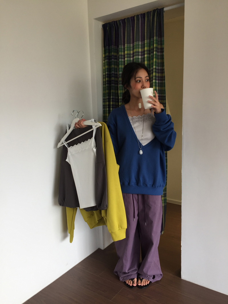 Boya String Button Pants (2color)