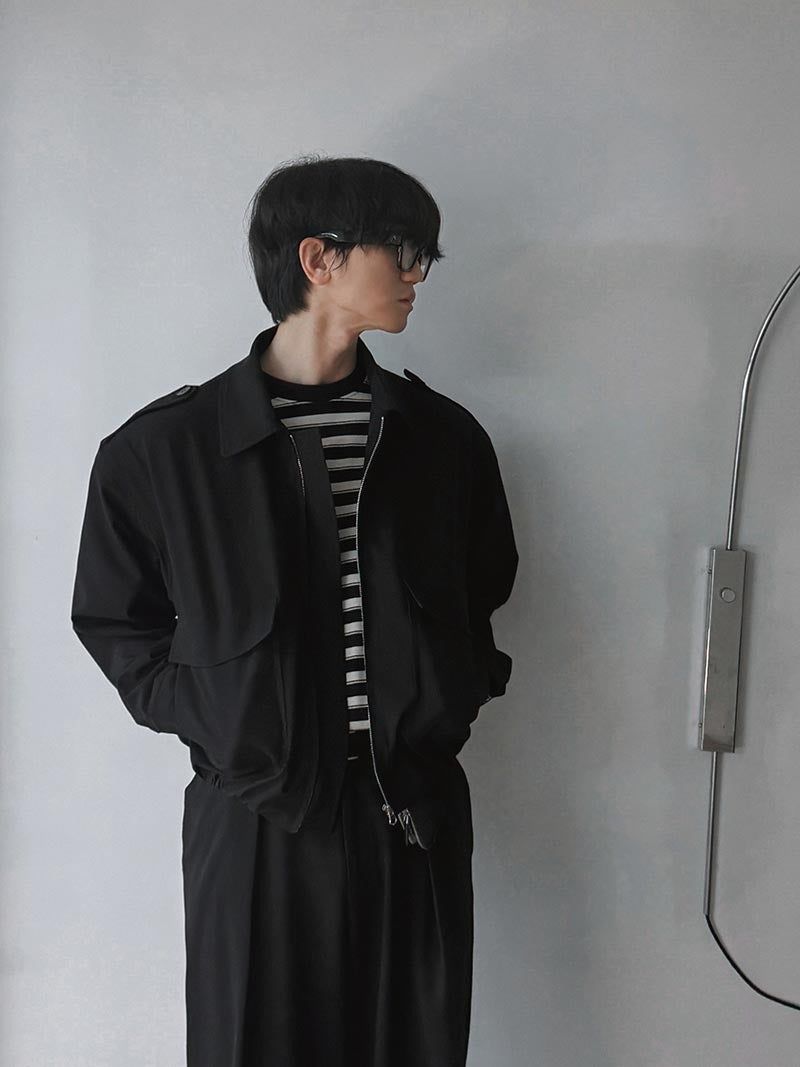 [Premium] 3 TAP Technical Epaulet Blouson (2color)