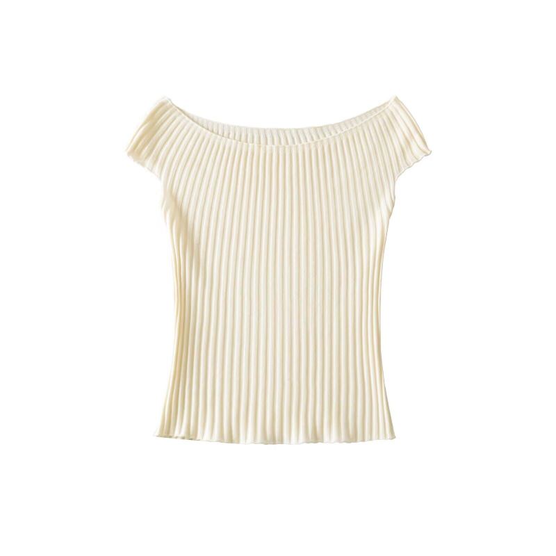 Nella Ribbed Boat Top