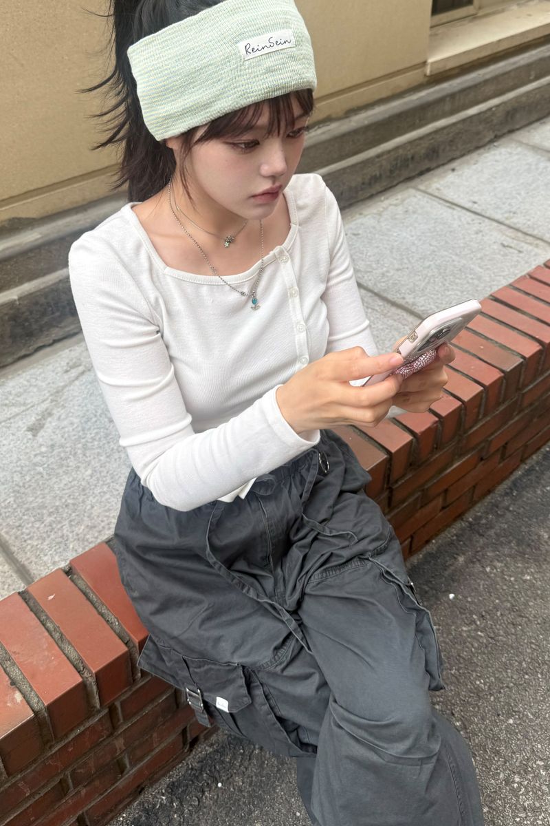 P:ReinSein（レインセイン）の「Black washing balloon cargo pants（Pants）」