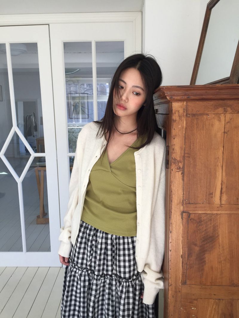 Engadin Round Cardigan (6Colors)