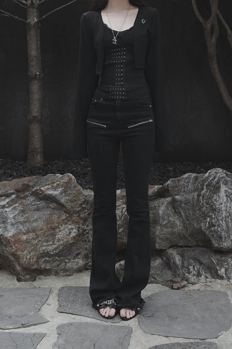minimal seal cropped bolero