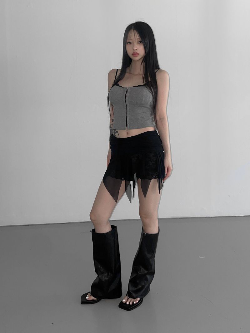 flip mesh layered sk(3 color)