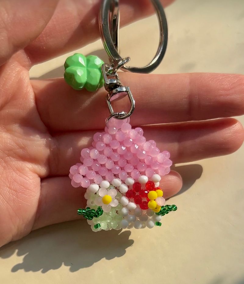 Good Luck Beads Keyring