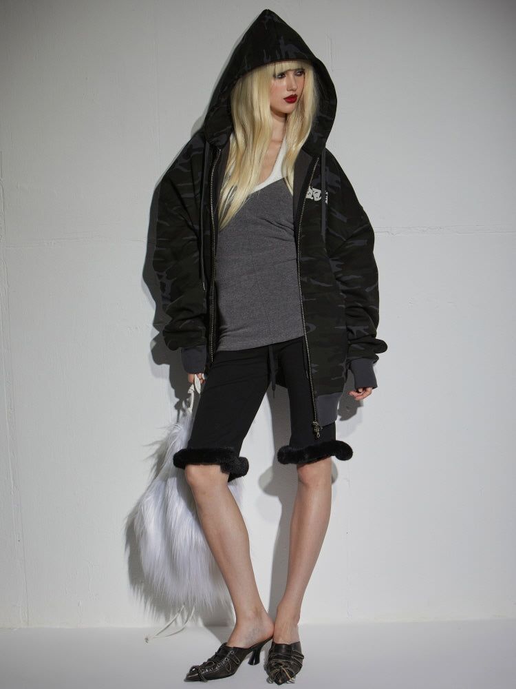 3X HOOD ZIP-UP