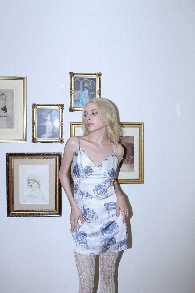ROSE BUSTIER DRESS[white]