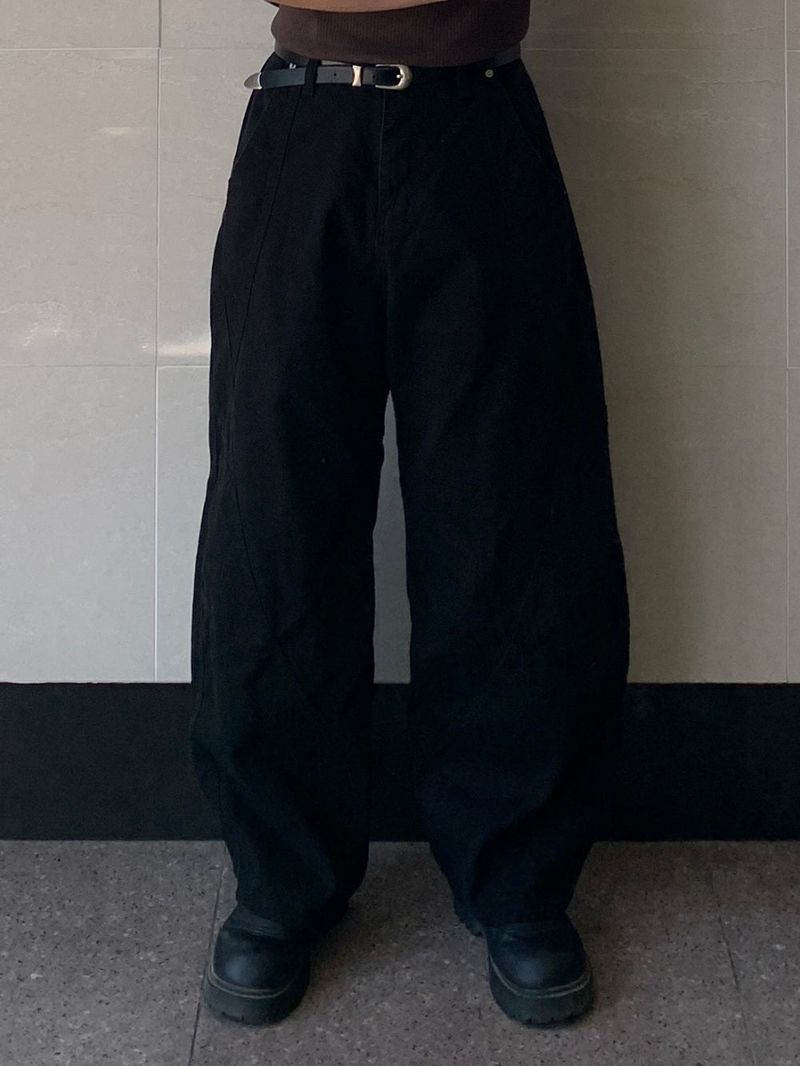 Taya Incised Cotton Pants