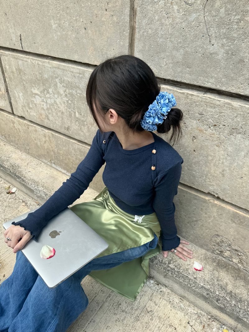 Cosymosy Ruffle Scrunchie - 3 Color