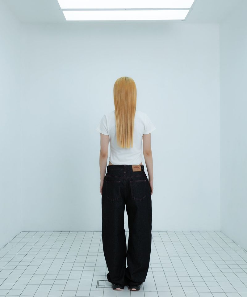 OS Hole Denim Pants
