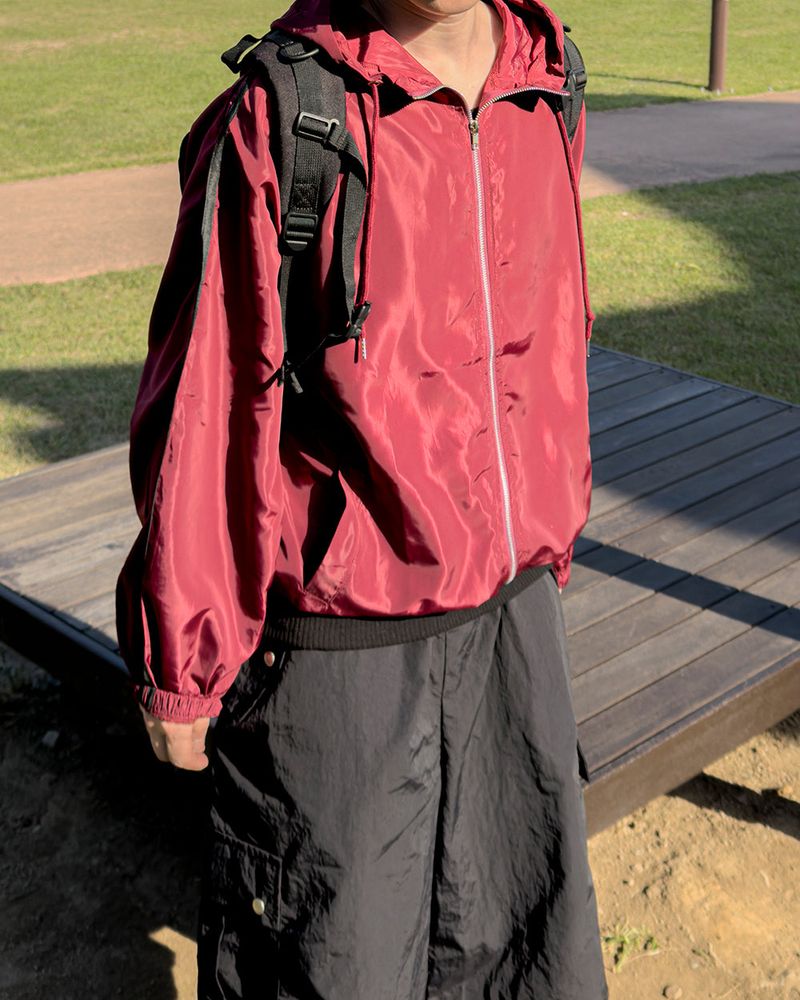 Dian Lightweight Hood Track Windbreaker