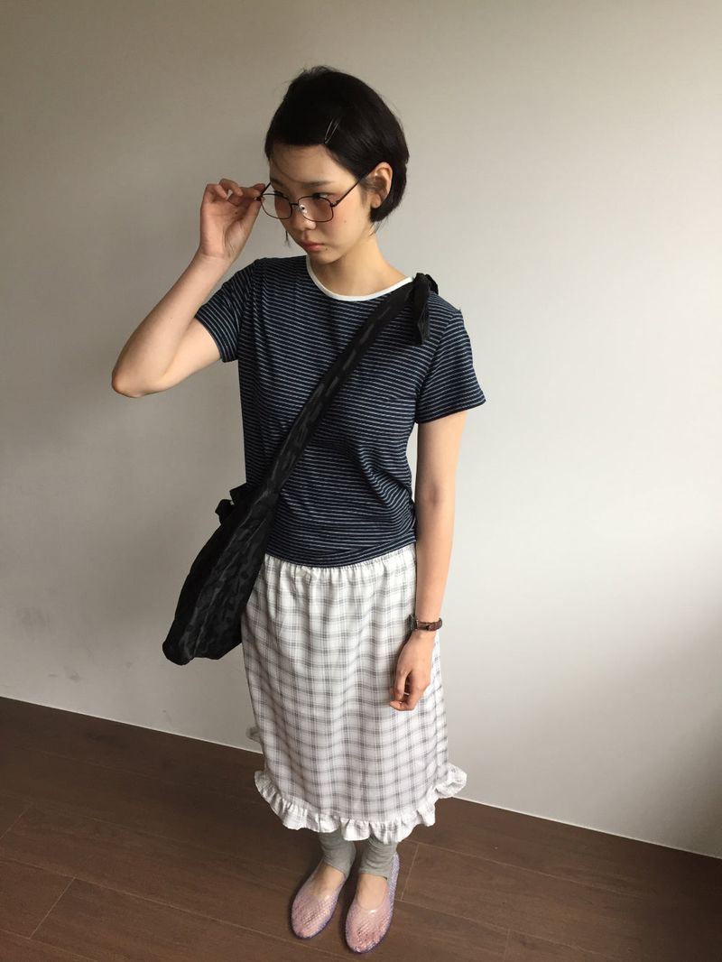 Corsage Dot Shoulder Bag (2color)