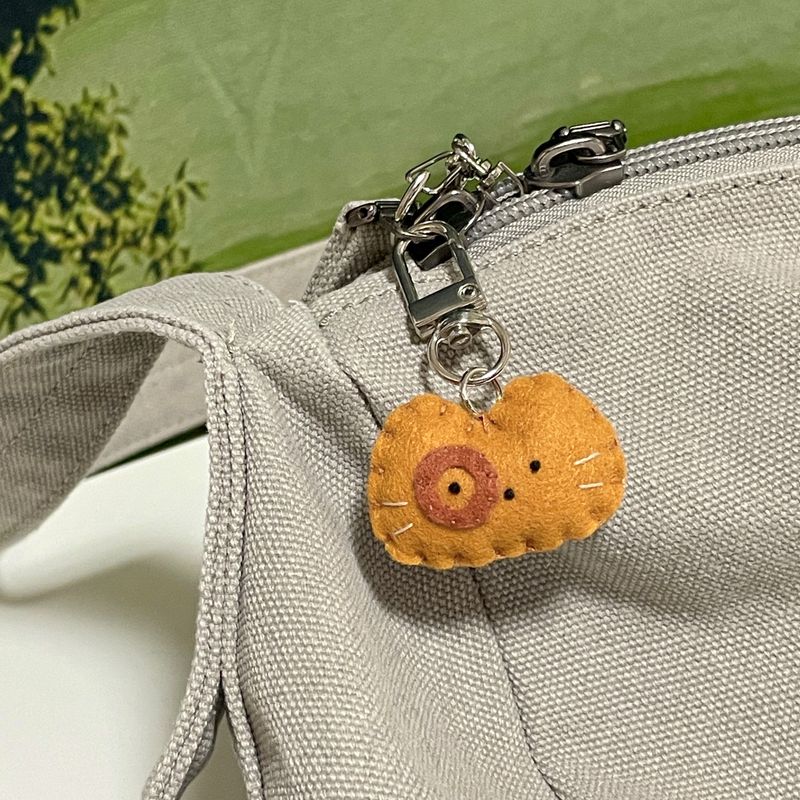 [MADE] Meow Cheese Cat Key ring