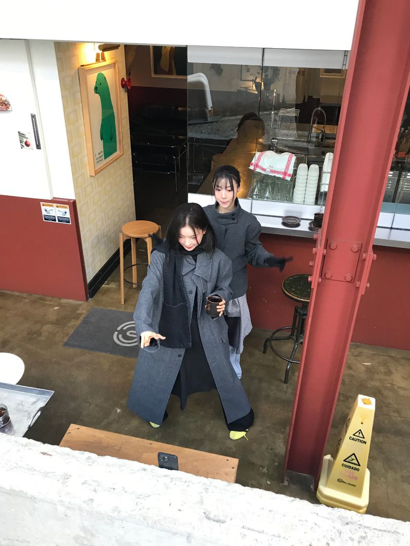 WOOL HIGHNECK LONG COAT