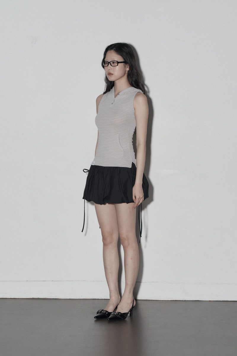 hd stripe top (grey)