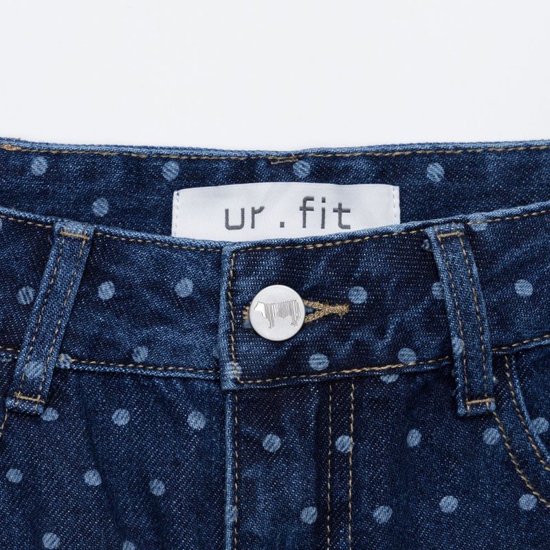 DARK BLUE DOT DENIM PANTS code 21100
