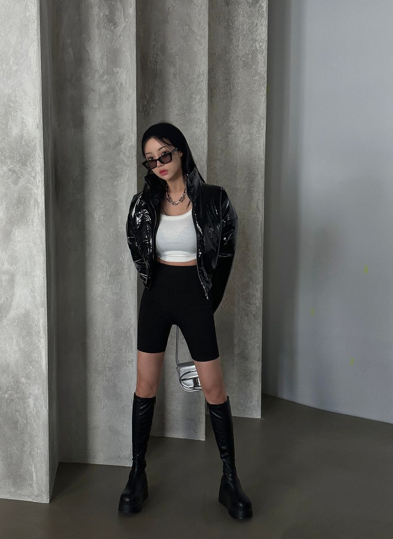 Pleasantly Thick Napping Cropped Sleeveless