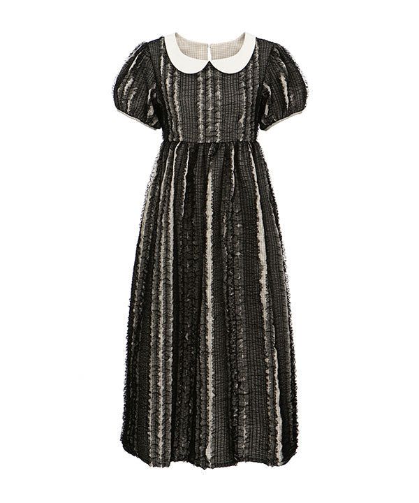 CLUT STUDIO(クラットスタジオ)の「puff sleeve lace dress(Dresses)」
