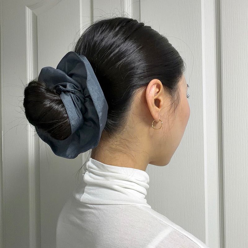 Wide flare scrunchie (2color)